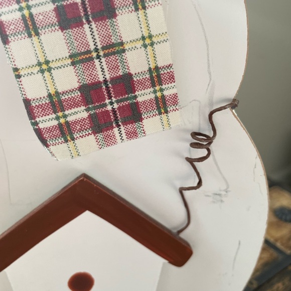 Vintage Snowman White Christmas Caddy Crate - Picture 5 of 6